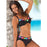 Sexy Swimwear 2023 Bikinis Black  Swimming Suit For Women Dot Polka Swimsuit Padded Push-up Bikini Set