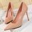 BIGTREE Shoes 2023 New Women Pumps Suede High Heels Shoes Fashion Office Shoes Stiletto Party Shoes Female Comfort Women Heels