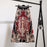 High Waist Pleated Harajuku null Skirts faldas Summer European Flower Printed Long Skirts for Women Mid-Calf Skirt Faldas Larga