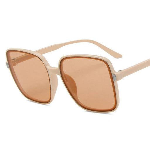 Female Clear Lens Black White Oculos De Sol