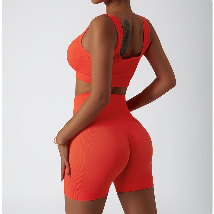 Women's fitness clothes running suit high waist hip lifting shock proof seamless women's Yoga suit