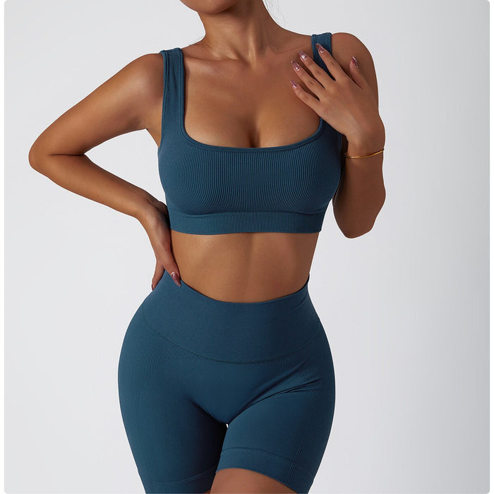 Women's fitness clothes running suit high waist hip lifting shock proof seamless women's Yoga suit