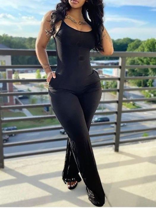LW Jumpsuits for women Wide Leg Cami Jumpsuit bodysuit jumpsuit Casual skinny Jumpsuit Women 2023 NEW Sleeveless sexy Jumpsuits