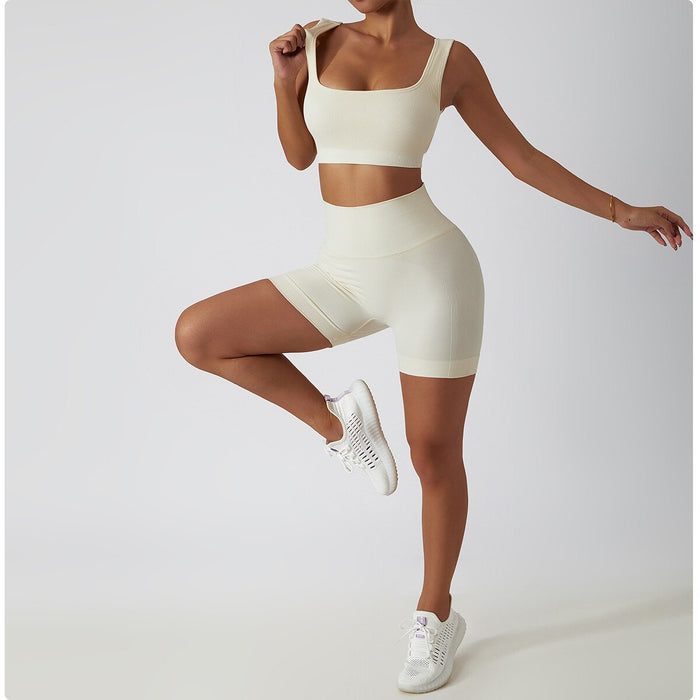 Women's fitness clothes running suit high waist hip lifting shock proof seamless women's Yoga suit