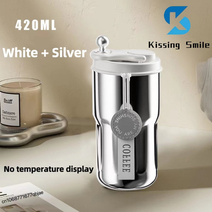 Smart Thermos Bottle Water Digital Led Temperature Coffee Mug Cup Stainless Steel Hydroflask Portable Vacuum Flasks & Thermoses