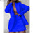 Plus Size Business Women Sets Blazer and Skirt