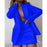 Plus Size Business Women Sets Blazer and Skirt