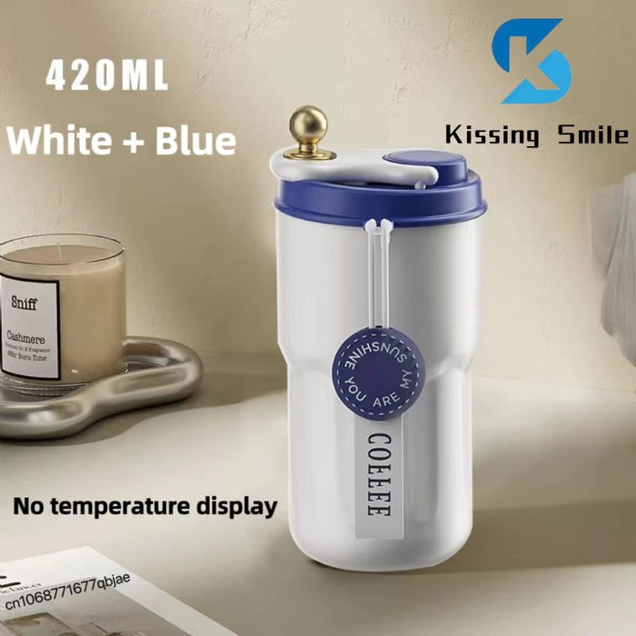 Smart Thermos Bottle Water Digital Led Temperature Coffee Mug Cup Stainless Steel Hydroflask Portable Vacuum Flasks & Thermoses