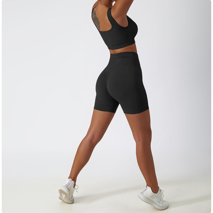 Women's fitness clothes running suit high waist hip lifting shock proof seamless women's Yoga suit