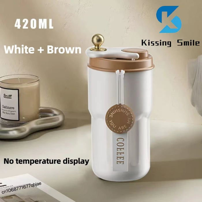 Smart Thermos Bottle Water Digital Led Temperature Coffee Mug Cup Stainless Steel Hydroflask Portable Vacuum Flasks & Thermoses