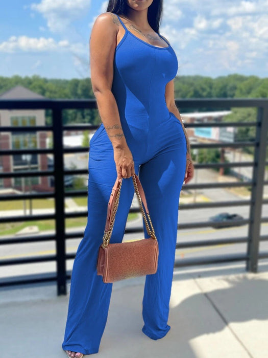 LW Jumpsuits for women Wide Leg Cami Jumpsuit bodysuit jumpsuit Casual skinny Jumpsuit Women 2023 NEW Sleeveless sexy Jumpsuits