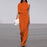 Elegant Half High Neck Long Ropmers Office Casual Wide Legger Pants Loose Party Jumpsuits Women Fashion Flower Printed Playsuits