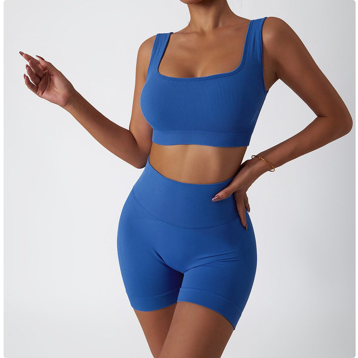 Women's fitness clothes running suit high waist hip lifting shock proof seamless women's Yoga suit