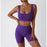 Women's fitness clothes running suit high waist hip lifting shock proof seamless women's Yoga suit