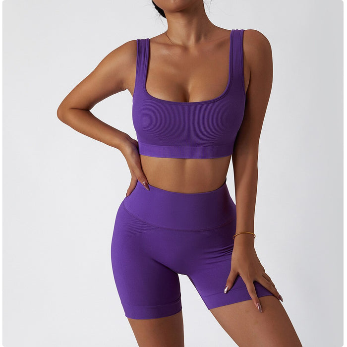 Women's fitness clothes running suit high waist hip lifting shock proof seamless women's Yoga suit