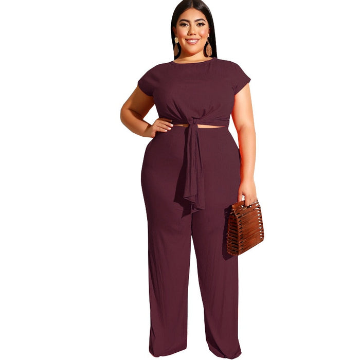 Plus Size Women 5xl Two Pieces Sets for Womens Summer 2020 Female Short Sleeve Loose 2 Piece Set Femme 3xl 4xl 5xl 6xl