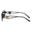 OVOYAN 2023 New Small Cat Eye Sunglasses Women Personality Hollow Triangle Sun Glasses Men Trendy Retro Oval Gafas De Sol Mujer