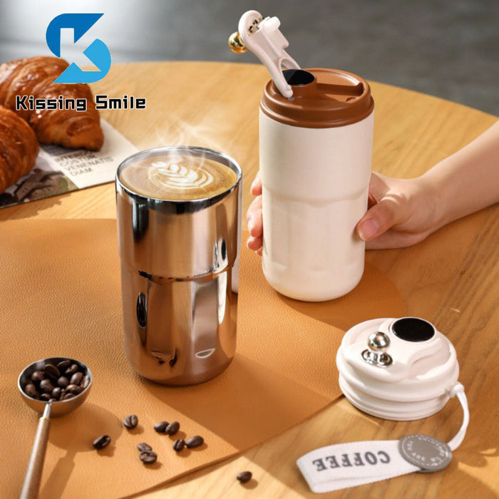 Smart Thermos Bottle Water Digital Led Temperature Coffee Mug Cup Stainless Steel Hydroflask Portable Vacuum Flasks & Thermoses