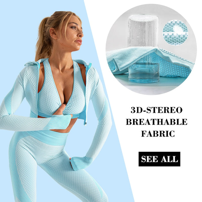 BellaChic Yoga Set Workout Sportswear