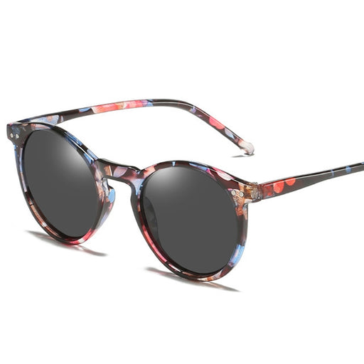 Designer Retro Round Sun Glasses Vintage Female Goggles